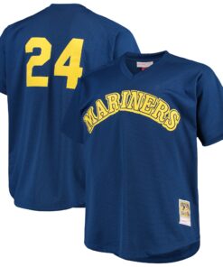 Ken Griffey Jr. Seattle Mariners Mitchell amp Ness Big amp Tall Cooperstown Collection Mesh Batting Practice Jersey  Royal