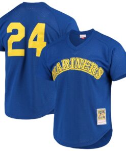 Ken Griffey Jr. Seattle Mariners Mitchell amp Ness Cooperstown Mesh Batting Practice Jersey  Royal