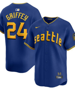 Ken Griffey Jr. Seattle MarinersCity Connect Retired Player Jersey  Royal