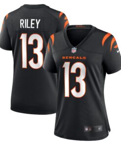 Ken Riley Cincinnati Bengals  Women_s Retired Player Game Jersey  Black
