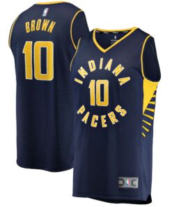Kendall Brown Indiana Pacers Fanatics 202122 Fast Break Replica Jersey - Icon Edition - Navy