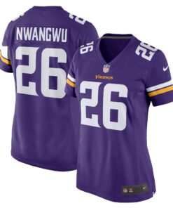 Kene Nwangwu Minnesota Vikings  Women_s Game Jersey  Purple