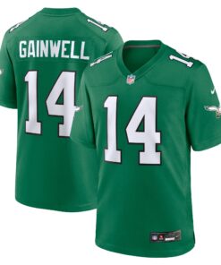 Kenneth Gainwell Philadelphia Eagles  Alternate Game Jersey  Kelly Green