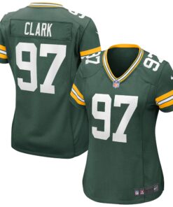 Kenny Clark Green Bay Packers  Women_s Game Jersey  Green