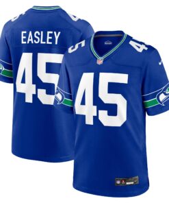 Kenny Easley Seattle Seahawks  Throwback Retired Player Game Jersey  Royal