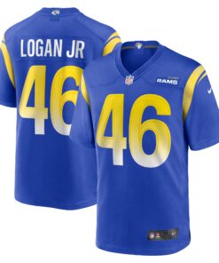 Kenny Logan Jr. Los Angeles Rams  Game Jersey   Royal