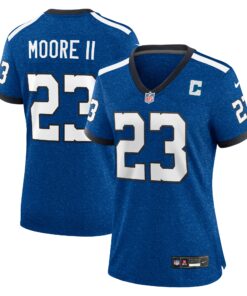 Kenny Moore II Indianapolis Colts  Women_s Indiana Nights Alternate Game Jersey  Royal