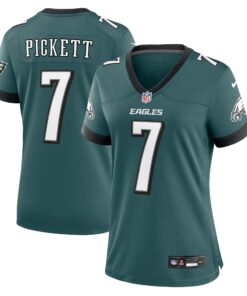 Kenny Pickett Philadelphia Eagles  Women_s Game Jersey  Midnight Green
