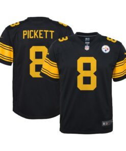 Kenny Pickett Pittsburgh Steelers  Youth Game Jersey  Black