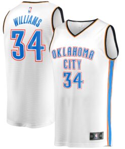 Kenrich Williams Oklahoma City Thunder Fanatics Fast Break Player Jersey - Association Edition - White