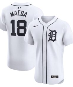 Kenta Maeda Detroit TigersHome Elite Player Jersey  White