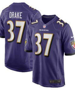 Kenyan Drake Baltimore Ravens   Game Jersey   Purple