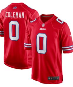 Keon Coleman Buffalo Bills  Alternate Game Jersey   Red