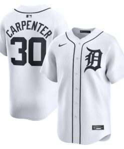 Kerry Carpenter Detroit TigersHome Limited Player Jersey  White