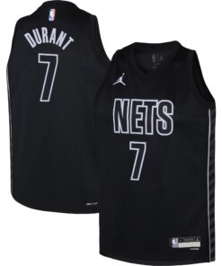 Kevin Durant Brooklyn Nets Jordan Brand Youth Swingman Jersey - Statement Edition - Black