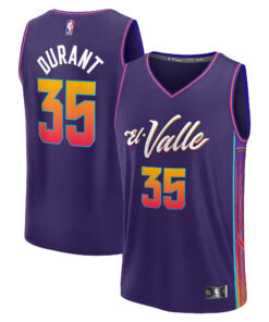 Kevin Durant Phoenix Suns Fanatics Fast Break Jersey - Purple - City Edition