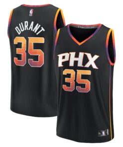 Kevin Durant Phoenix Suns Fanatics Fast Break Replica Player Jersey - Statement Edition - Black
