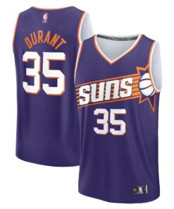 Kevin Durant Phoenix Suns Fanatics Youth Fast Break Replica Player Jersey - Icon Edition - Purple
