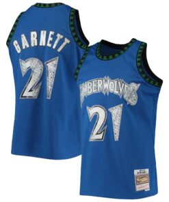 Kevin Garnett Minnesota Timberwolves Mitchell &amp Ness 200304 Hardwood Classics NBA 75th Anniversary Diamond Swingman Jersey - Blue