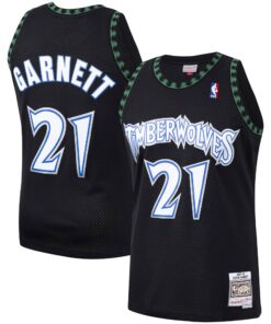Kevin Garnett Minnesota Timberwolves Mitchell &amp Ness Hardwood Classics Swingman Jersey - Black
