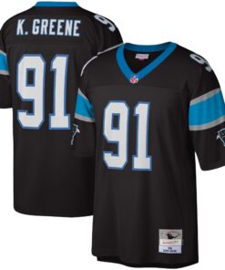 Kevin Greene Carolina Panthers Mitchell amp Ness Legacy Replica Jersey  Black