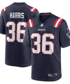 Kevin Harris New England Patriots  Game Player Jersey  Navy