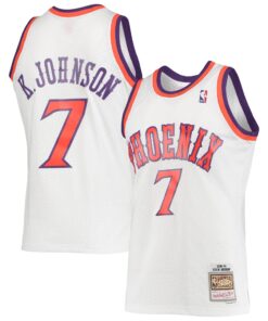 Kevin Johnson Phoenix Suns Mitchell &amp Ness 198889 Hardwood Classics Swingman Jersey - White