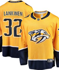 Kevin Lankinen Nashville Predators Fanatics Home Breakaway Player Jersey  Gold