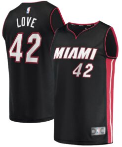 Kevin Love Miami Heat Fanatics Fast Break Player Jersey - Icon Edition - Black