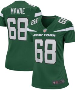 Kevin Mawae New York Jets  Women_s Game Retired Player Jersey  Gotham Green