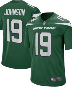 Keyshawn Johnson New York Jets  Game Retired Player Jersey  Gotham Green