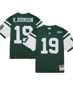 Keyshawn Johnson New York Jets Mitchell amp Ness Legacy Replica Jersey  Green