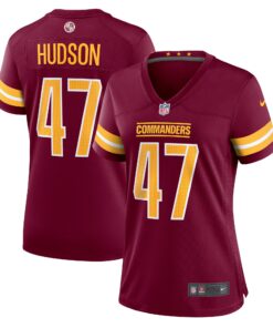 Khaleke Hudson Washington Commanders  Women_s  Game Jersey   Burgundy