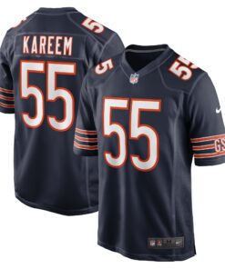 Khalid Kareem Chicago Bears  Team Game Jersey   Navy 1