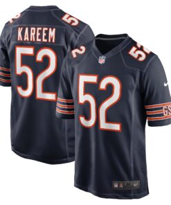 Khalid Kareem Chicago Bears  Team Game Jersey   Navy