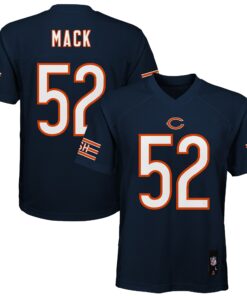 Khalil Mack Chicago Bears Youth Replica Player Jersey  Navy