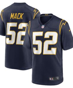 Khalil Mack Los Angeles Chargers  Alternate Game Jersey  Navy