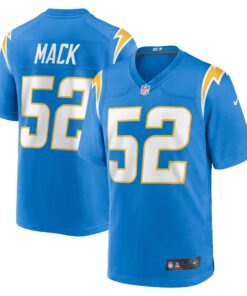 Khalil Mack Los Angeles Chargers  Game Jersey  Powder Blue