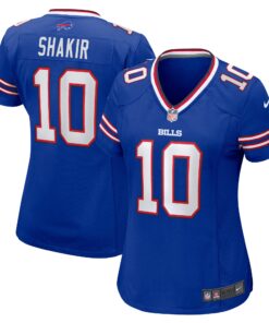 Khalil Shakir Buffalo Bills  Women_s Game Jersey  Royal