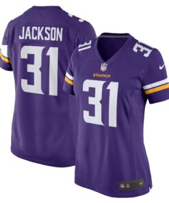 Khyree Jackson Minnesota Vikings  Women_s Game Jersey   Purple
