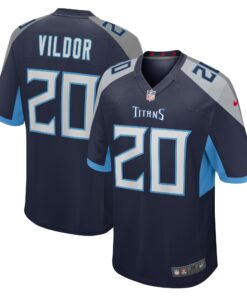 Kindle Vildor Tennessee Titans  Team Game Jersey   Navy