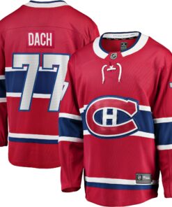 Kirby Dach Montreal Canadiens Fanatics Home Breakaway Player Jersey  Red