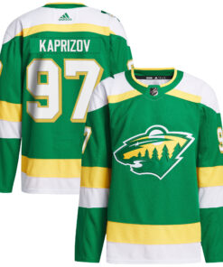 Kirill Kaprizov Minnesota Wild 202324 Alternate Primegreen Authentic Player Jersey  Green