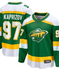 Kirill Kaprizov Minnesota Wild Fanatics Alternate Premier Breakaway Player Jersey  Green