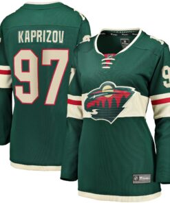 Kirill Kaprizov Minnesota Wild Fanatics Women_s Home Breakaway Replica Jersey  Green