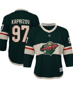 Kirill Kaprizov Minnesota Wild Youth Home Replica Player Jersey  Green