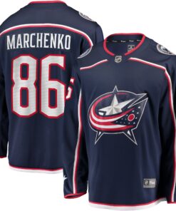 Kirill Marchenko Columbus Blue Jackets Fanatics Home Breakaway Jersey  Navy