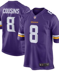 Kirk Cousins Minnesota Vikings  Youth Game Jersey  Purple