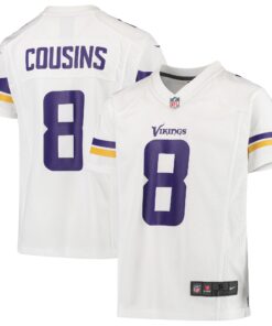 Kirk Cousins Minnesota Vikings  Youth Game Jersey  White