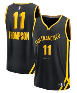 Klay Thompson Golden State Warriors Fanatics Fast Break Jersey - Black - City Edition